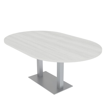 Skutchi Designs 45.25 in W, 84 in L, 29 in H, Engineered Wood Top, White HAR-RAC-46X84-DOU-WC